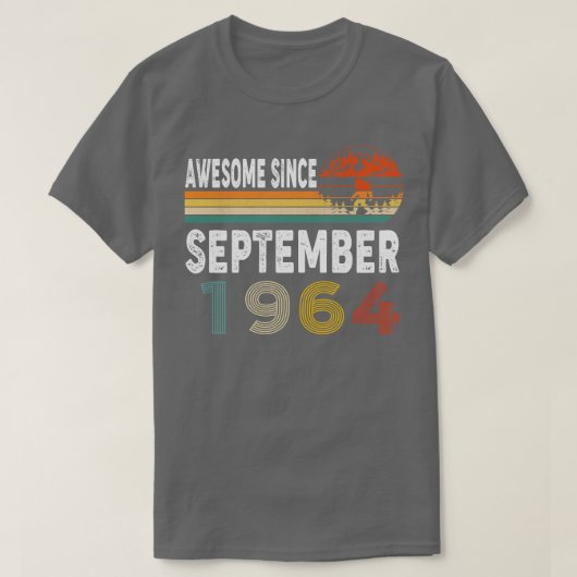 Phantastisch seit September 1964 T-Shirt (Design vorne)