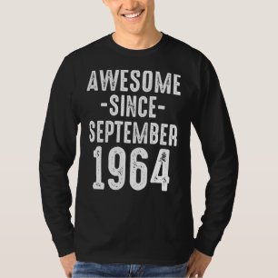 Phantastisch Seit September 1964 Vater Mama 58. Ge T-Shirt