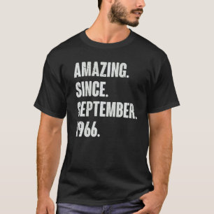 Phantastisch seit September 1966 56 Jahre alt 56.  T-Shirt