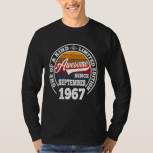Phantastisch Seit September 1967 55. Geburtstag 55 T-Shirt