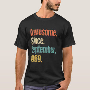 Phantastisch Seit September 1969 53. Geburtstag Vi T-Shirt