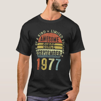 Phantastisch seit September 1977 45 Jahre alt 45. T-Shirt