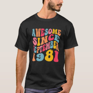 Phantastisch seit September 1981 41 Jahre Retro 41 T-Shirt