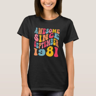 Phantastisch seit September 1981 41 Jahre Retro 41 T-Shirt