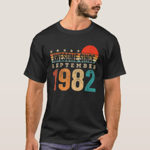 Phantastisch Seit September 1982 40. Geburtstag 40 T-Shirt