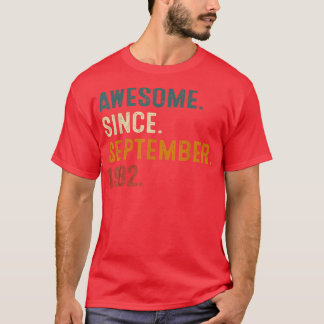 Phantastisch Seit September 1982 40. Geburtstag 40 T-Shirt