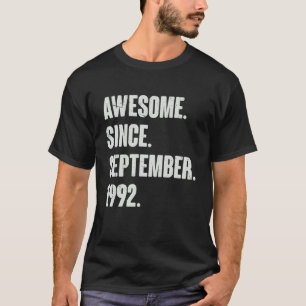 Phantastisch seit September 1992 30 Jahre alt 30 J T-Shirt