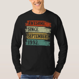 Phantastisch seit September 1992 30 Jahre alt 30 J T-Shirt