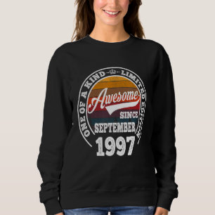 Phantastisch Seit September 1997 25. Geburtstag 25 Sweatshirt