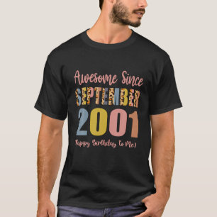 Phantastisch seit September 2001 20 Jahre alt 20. T-Shirt