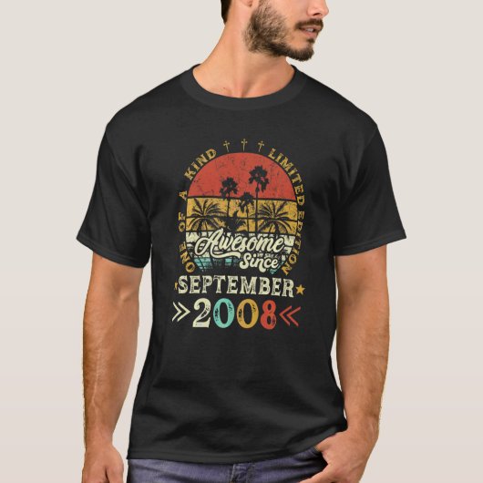 Phantastisch seit September 2008 T-Shirt (Vorderseite)