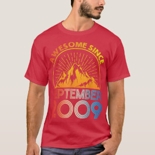 Phantastisch Seit September 2009 Glückwunsch Gebur T-Shirt