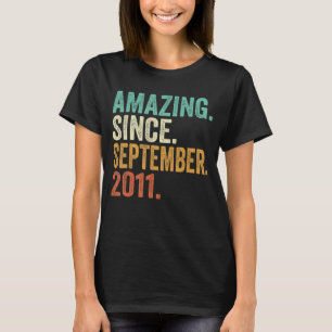 Phantastisch seit September 2011 11 Jahre alt 11.  T-Shirt