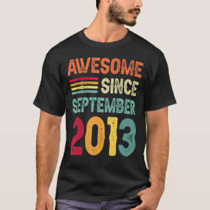 Phantastisch seit September 2013 9. Geburtstag 9 J T-Shirt