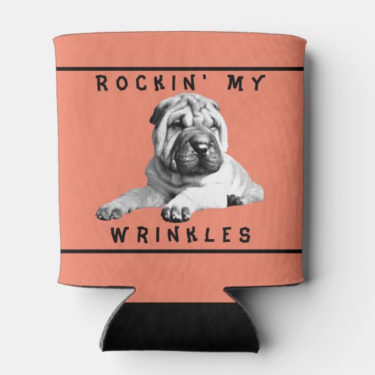 Phantastisch Shar Pei Can Cooler Dosenkühler (Rückseite)