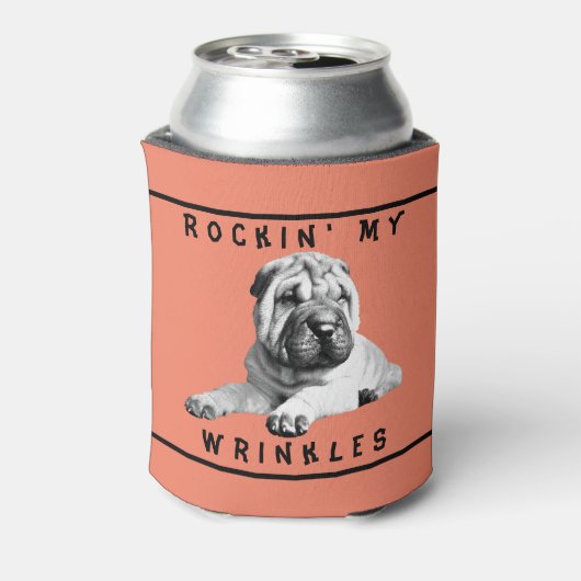 Phantastisch Shar Pei Can Cooler Dosenkühler (Kanne Rückseite)