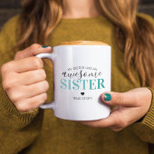 Phantastisch Sister Aquamarin | Geschenk für Schwe Kaffeetasse