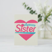 Phantastisch Sister Postkarte (Stehend Vorderseite)