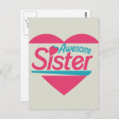 Phantastisch Sister Postkarte (Vorne/Hinten)