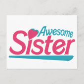 Phantastisch Sister Postkarte (Vorderseite)