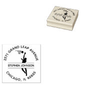 Phantastisch Slam Dunk Basketball Player Rücksende Gummistempel (Stempel)