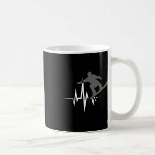 Phantastisch Snowboarder Heartbeat Cool Snowboarde Kaffeetasse