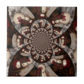 Phantastisch Snowman Fliese (Vorderseite)