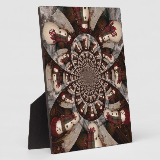 Phantastisch Snowman Fotoplatte (Seite)