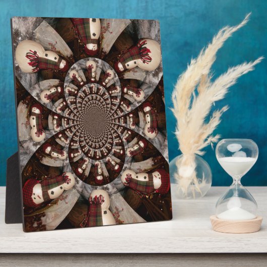 Phantastisch Snowman Fotoplatte (Seite)