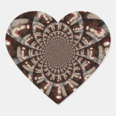 Phantastisch Snowman Herz-Aufkleber (Vorderseite)