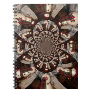 Phantastisch Snowman Notizblock