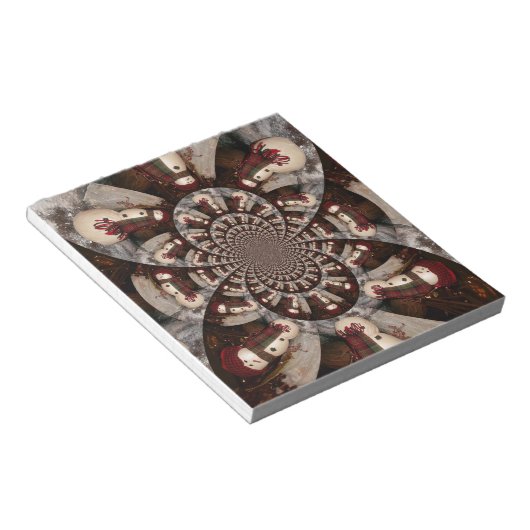 Phantastisch Snowman Notizblock (angewinkelt)