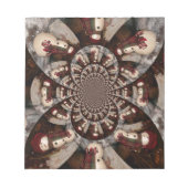 Phantastisch Snowman Notizblock (Vorderseite)