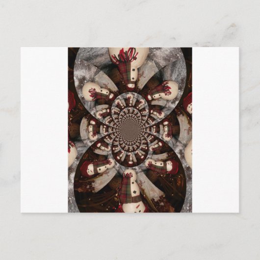 Phantastisch Snowman Postkarte (Vorderseite)