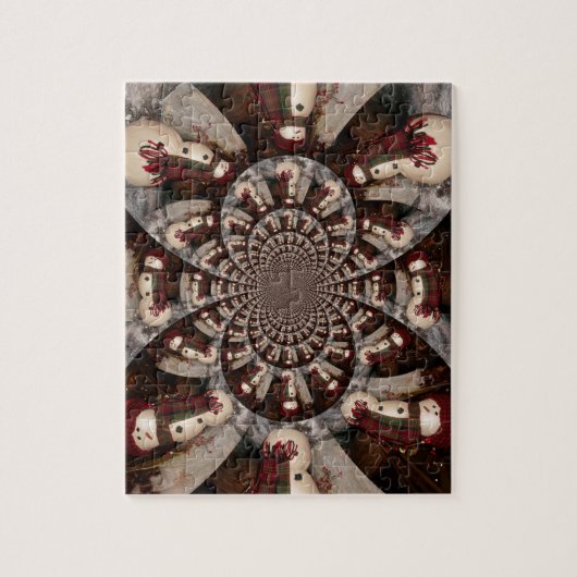 Phantastisch Snowman Puzzle (Vertikal)