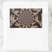 Phantastisch Snowman Rechteckiger Aufkleber (Tasche)