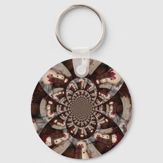 Phantastisch Snowman Schlüsselanhänger (Vorderseite)