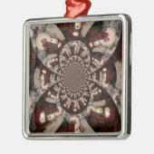 Phantastisch Snowman Silbernes Ornament (Links)