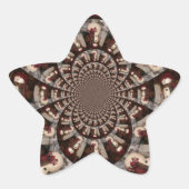 Phantastisch Snowman Stern-Aufkleber (Vorderseite)