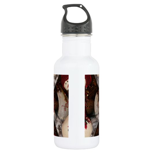 Phantastisch Snowman Trinkflasche (Rückseite)