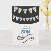 Phantastisch Son Happy Birthday Karte (Gelbe Blume)