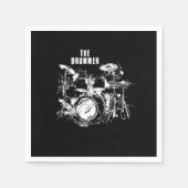 Phantastisch störte die Grafikperkussioni des Drum Serviette (Vorderseite)