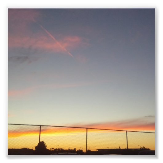 Phantastisch Sunset in Kalifornien Fotodruck (Vorne)