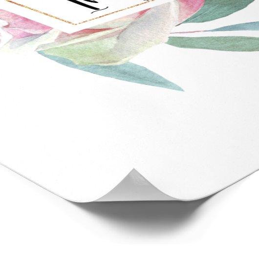 Phantastisch Teacher Bloral Scripting Poster (Ecke)