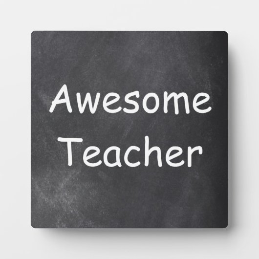 Phantastisch Teacher Chalkboard Design Geschenk Id Fotoplatte (Vorderseite)