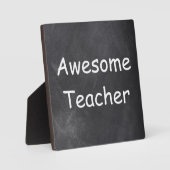 Phantastisch Teacher Chalkboard Design Geschenk Id Fotoplatte (Vorderseite)