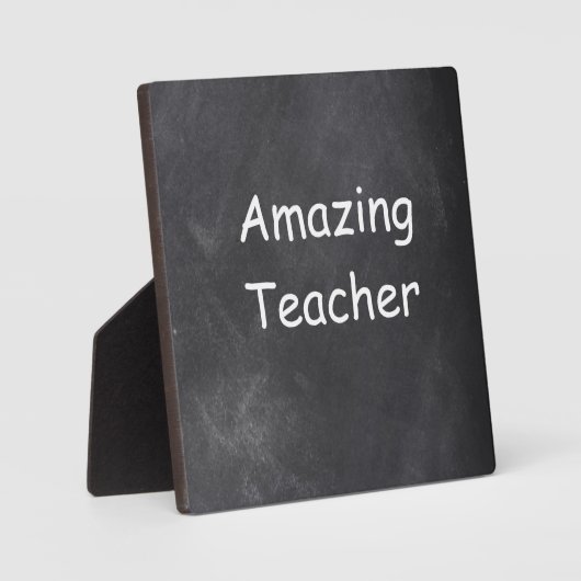 Phantastisch Teacher Chalkboard Design Geschenk Id Fotoplatte (Vorderseite)