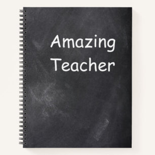 Phantastisch Teacher Chalkboard Design Geschenk Id Notizblock