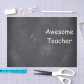 Phantastisch Teacher Chalkboard Design Geschenk Id Seidenpapier (Handwerk)
