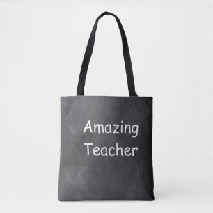 Phantastisch Teacher Chalkboard Design Geschenk Id Tasche